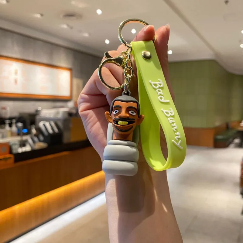 Skibidi-المرحاض لعبة المفاتيح الطرفية ، شخصية كرتونية ، المراحيض مصور دمية ، على ظهره المحمول ، قلادة مفتاح السيارة ، هدية اللعب #5