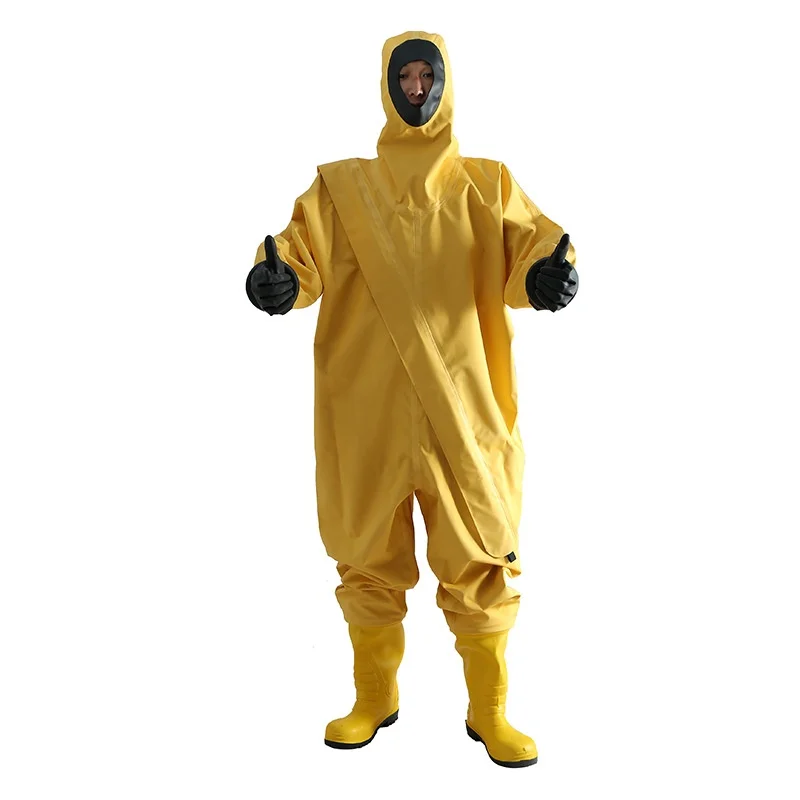 

High Quality Level 3 Protection Semi-Enclosed Protective Clothing Heavy Duty Firefighting Suit From Manufacturer