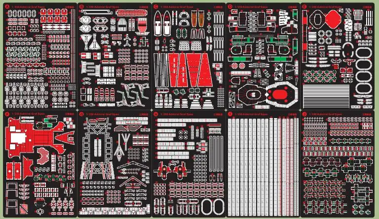 VeryFire VF350001 1/350 Very Fire GRAF SPEE Super Detail Up Set for Trumpeter 05316