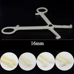1PC Profession Acrylic Disposable Body Piercing Plier Plastic Clamp Ear Lip Navel Nose Tongue Eyebrow Piercing Forcep Tool