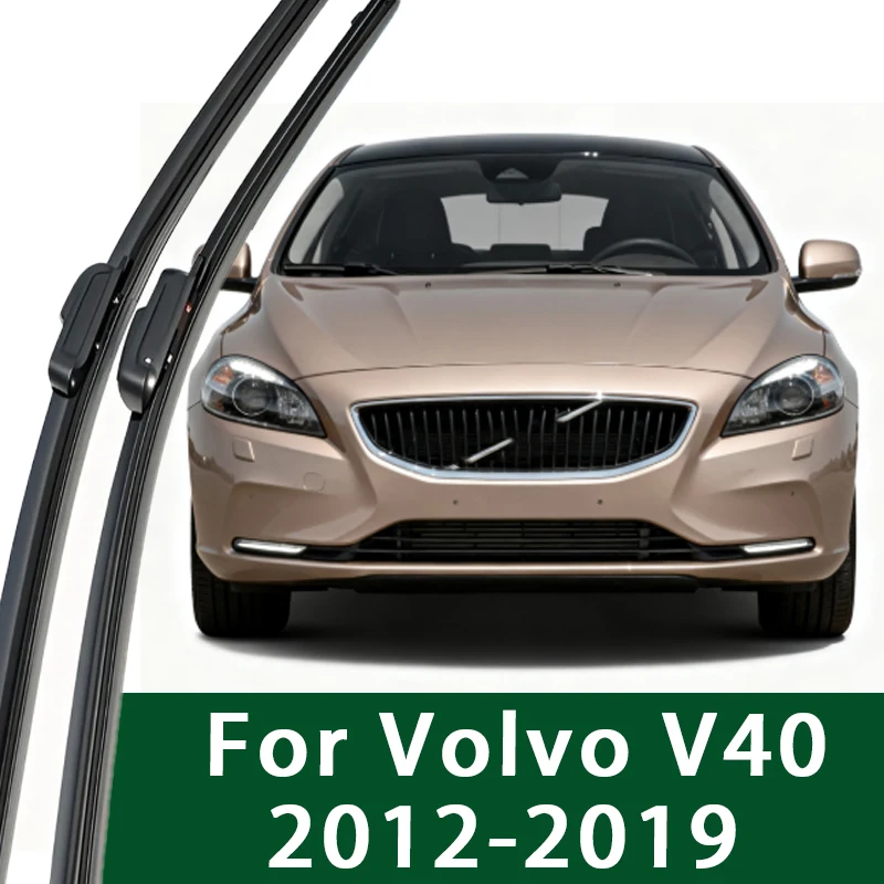 

For Volvo V40 2012-2019 1set Front Windshield Wiper Blades Windscreen Wipers 2013 2014 2015 2016 2017 2018 Accessories