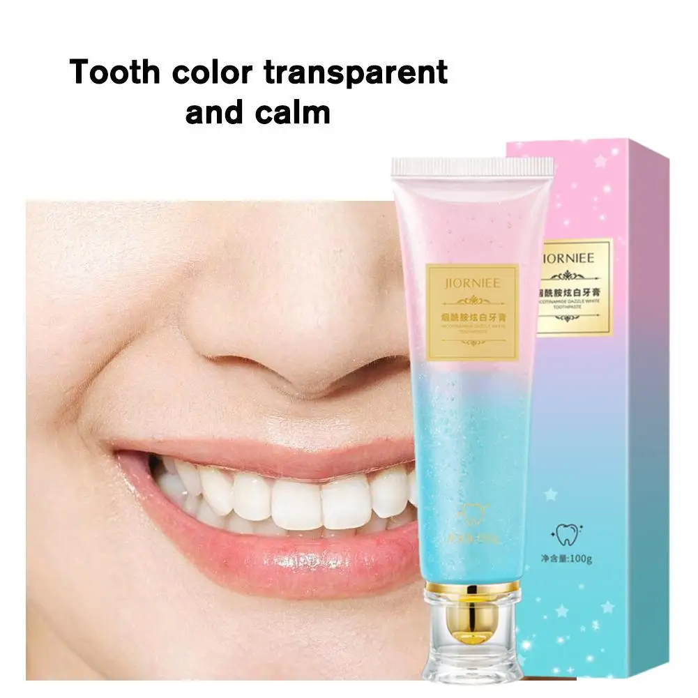 Sensitive Niacinamide Whitening Toothpaste Oral Cleaning Teeth Toothpaste Breath Toothpaste Brighten Care Refreshing 100g V6W4