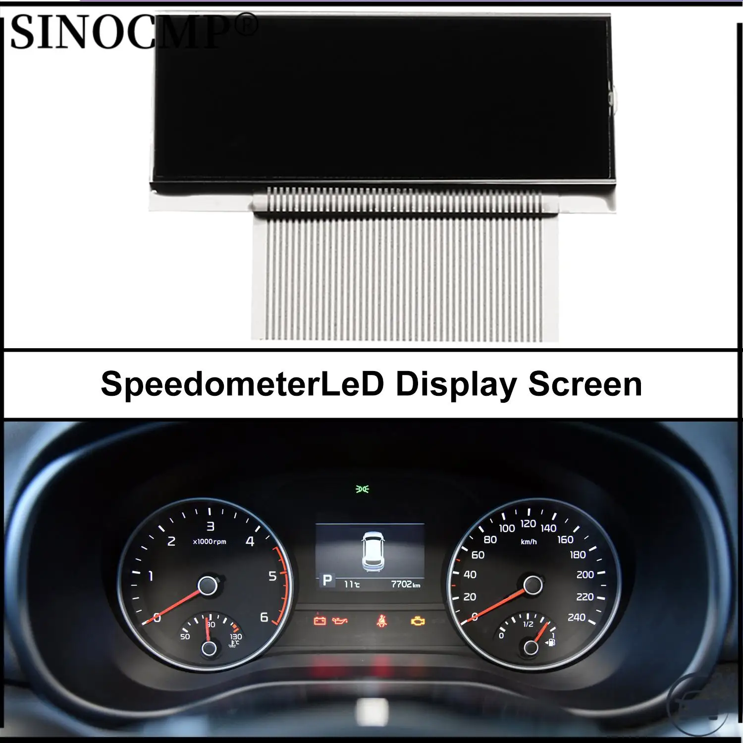 

Speedometer LCD Display Screen for BMW E34 Interior Parts Gauges Sets Dash Panels Car Automobiles Parts