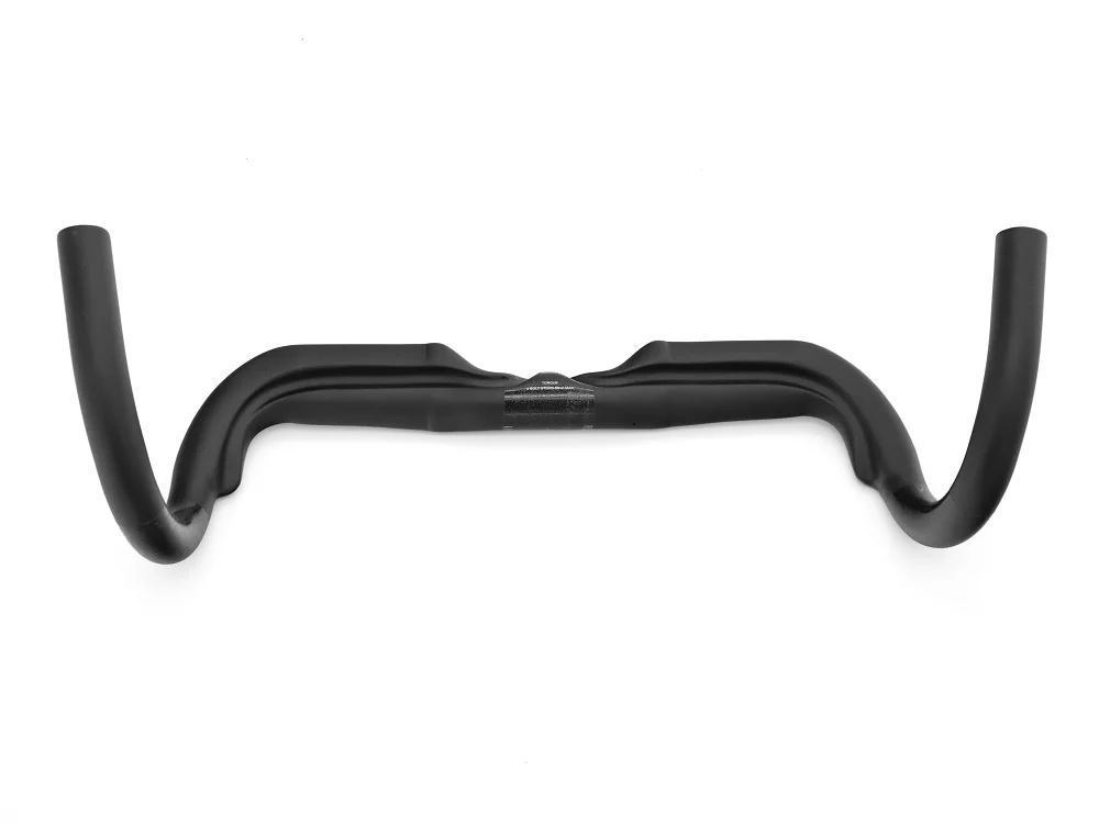 KOCEVLO Carbon-Gravel-Lenker, leicht gebogen, für Rennräder, interne Kabelführung, Straßenlenker 340/360/380/400/420mm – Detail 4