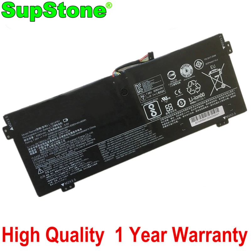 SupStone L16C4PB1 L16M4PB1 L16L4PB1 Laptop Battery For Lenovo IdeaPad 720S-13ARR,720S-13IKB,YOGA 730-13IKB,13IWL 2ICP4/43/110-2