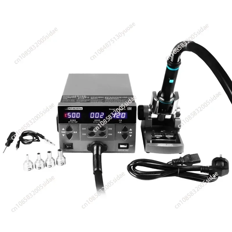 2024 8630 pro hot air gu.n 1300W mobile phone repair tool equipment motherboard chip BGA hot air soldering station