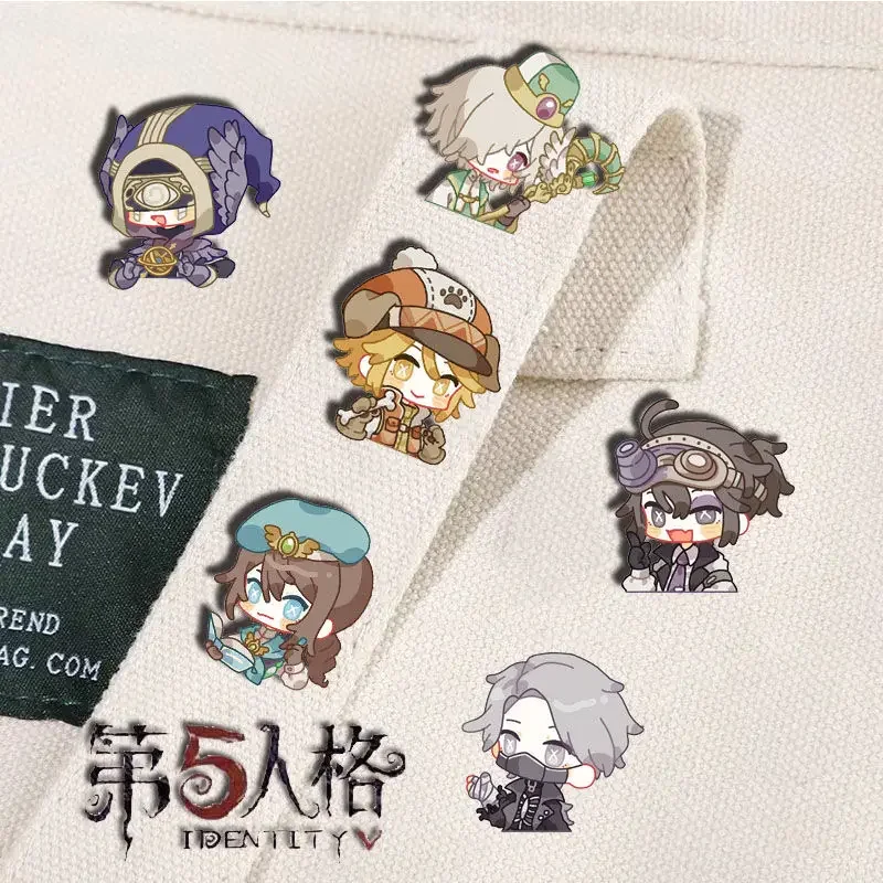 Anime Brooch Women Creative Identity V Figure Shirt Pin Fashion Couples Exquisite High Quality Metal Cute Broches Birthday Gift