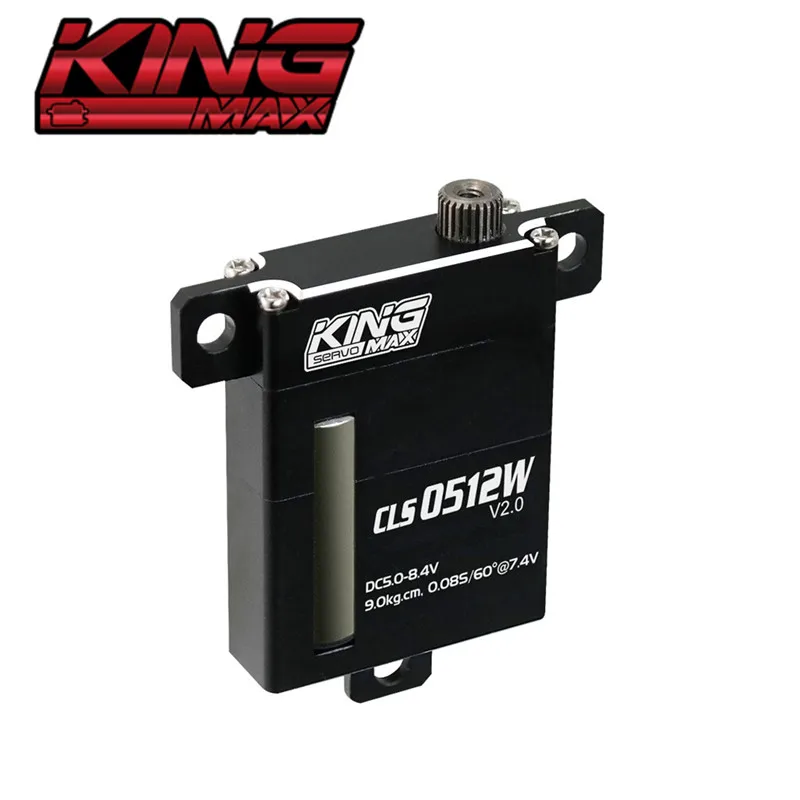 KINGMAX CLS0512W 21g 6.0kg.cm Digital Metal Gears Wing Servo Fixed Wing Flat Ultra-thin Airfoil Servo