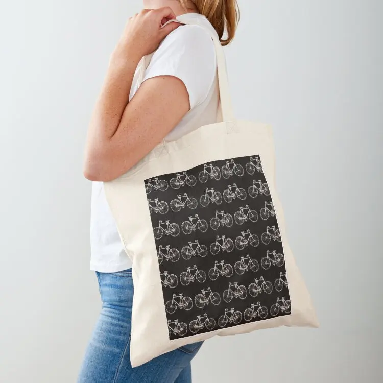 

Vintage Bicycle Pattern Tote Bag Gift bag shopping cart bags Canvas shoulder bag eco pack