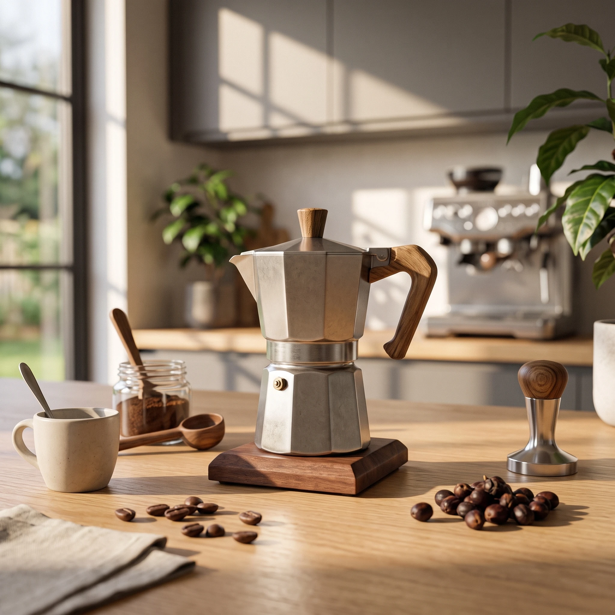 Stovetop Espresso Pot Drying Rack Countertop Stovetop Espresso Pot Drying Stand Coffee Tool Organizer Stable Rust-Resistant