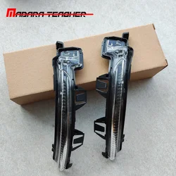 For Volvo V60 V90 S90 XC40 Left Right Pair LED Sequential Dynamic Side Mirror Blinker Light Turn Signal Lamp 31498601 31498602