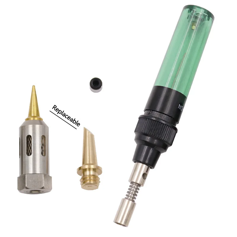 ZK30 Celsius Butane Portable Soldering Iron Kit Soldering Pen Burner Airbrush Gas Soldering Iron Cordless Butane Soldering Tool