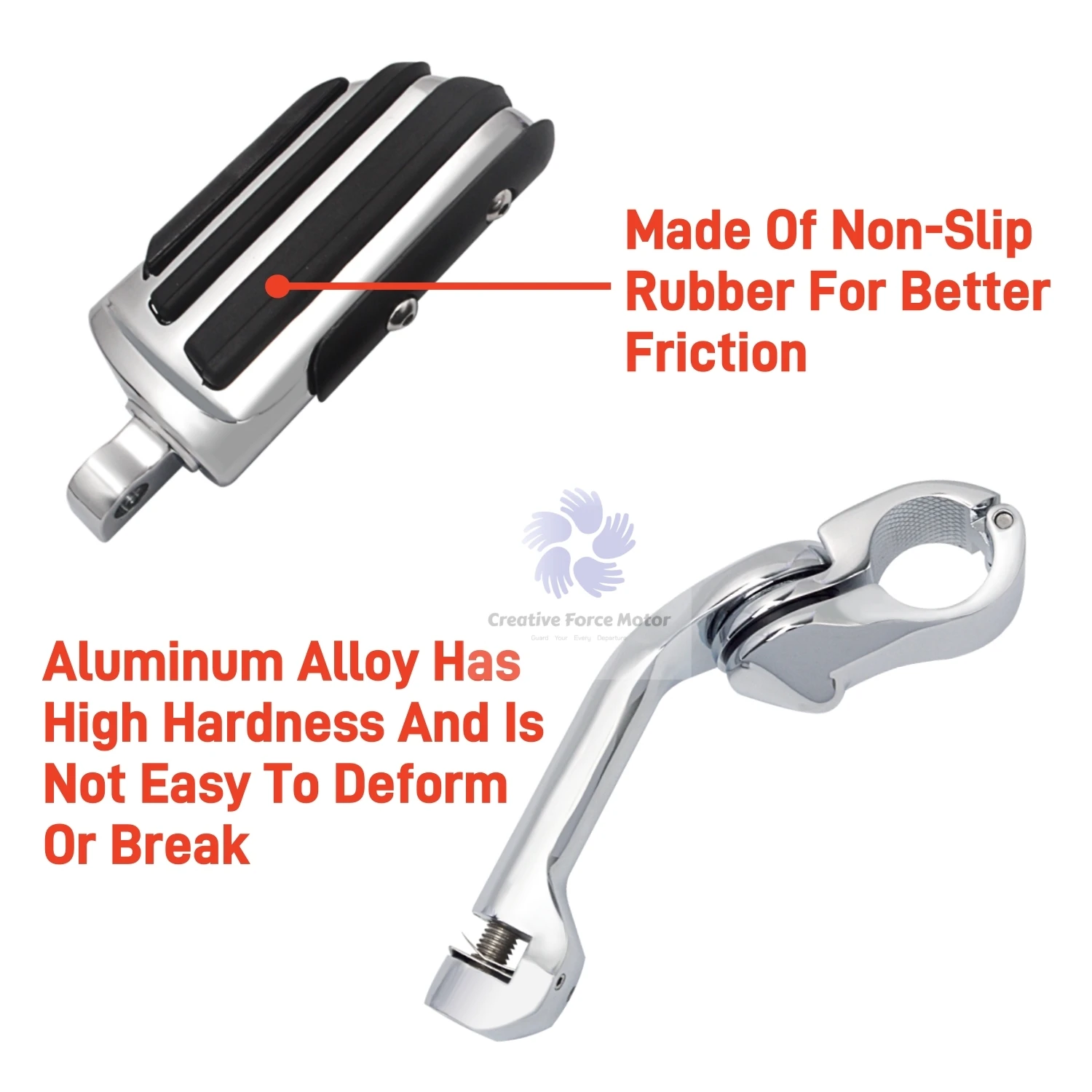 32mm Highway Foot Pegs Motorcycles Engine Guard Footrest For Honda Harley Sportster XL 1200 Iron 883 Road King Street Glide Dyna