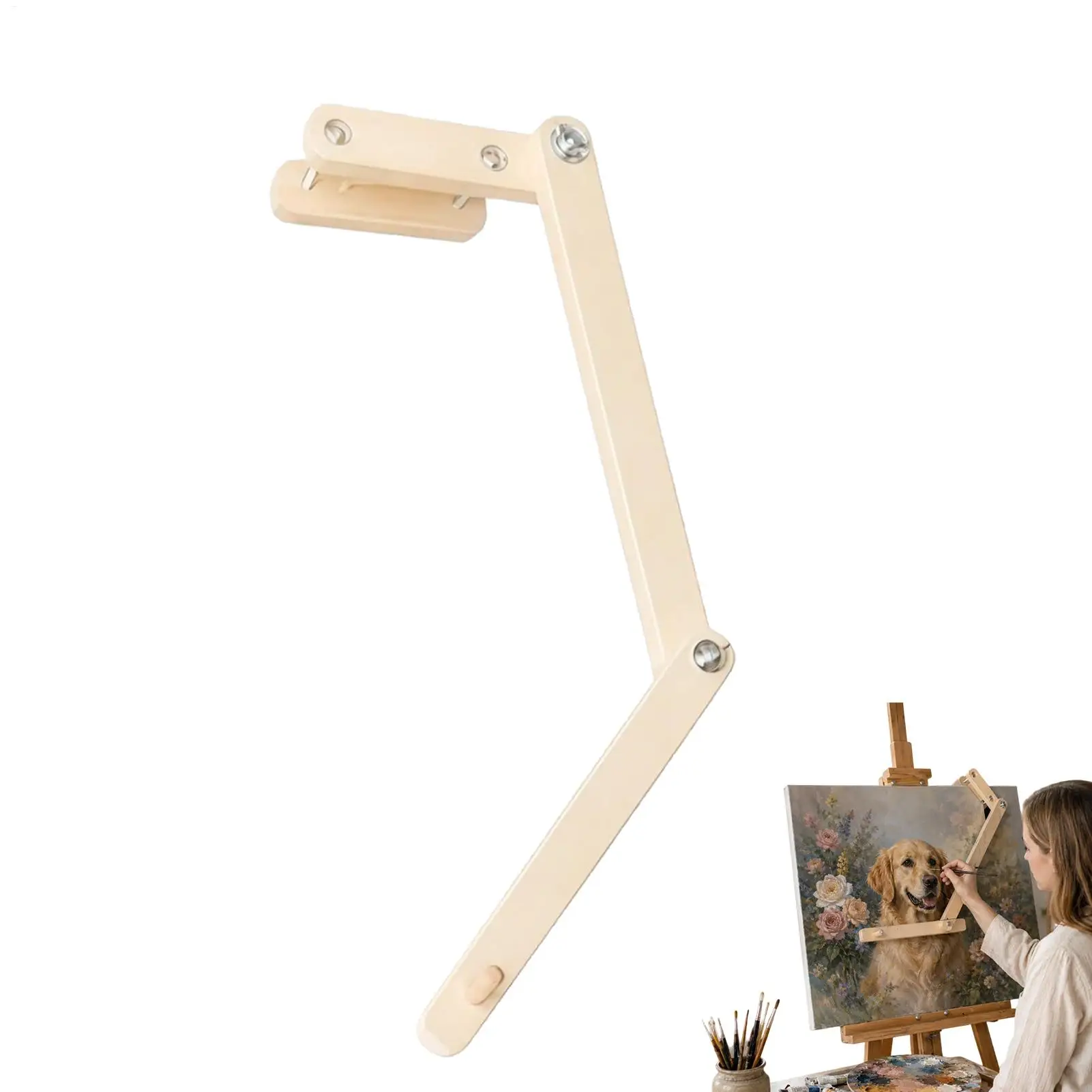 Artist Hand Rest Adjustable Painting Arm Support Bridge Art Creation Hand Rest for Home Apartment School Classroom Students