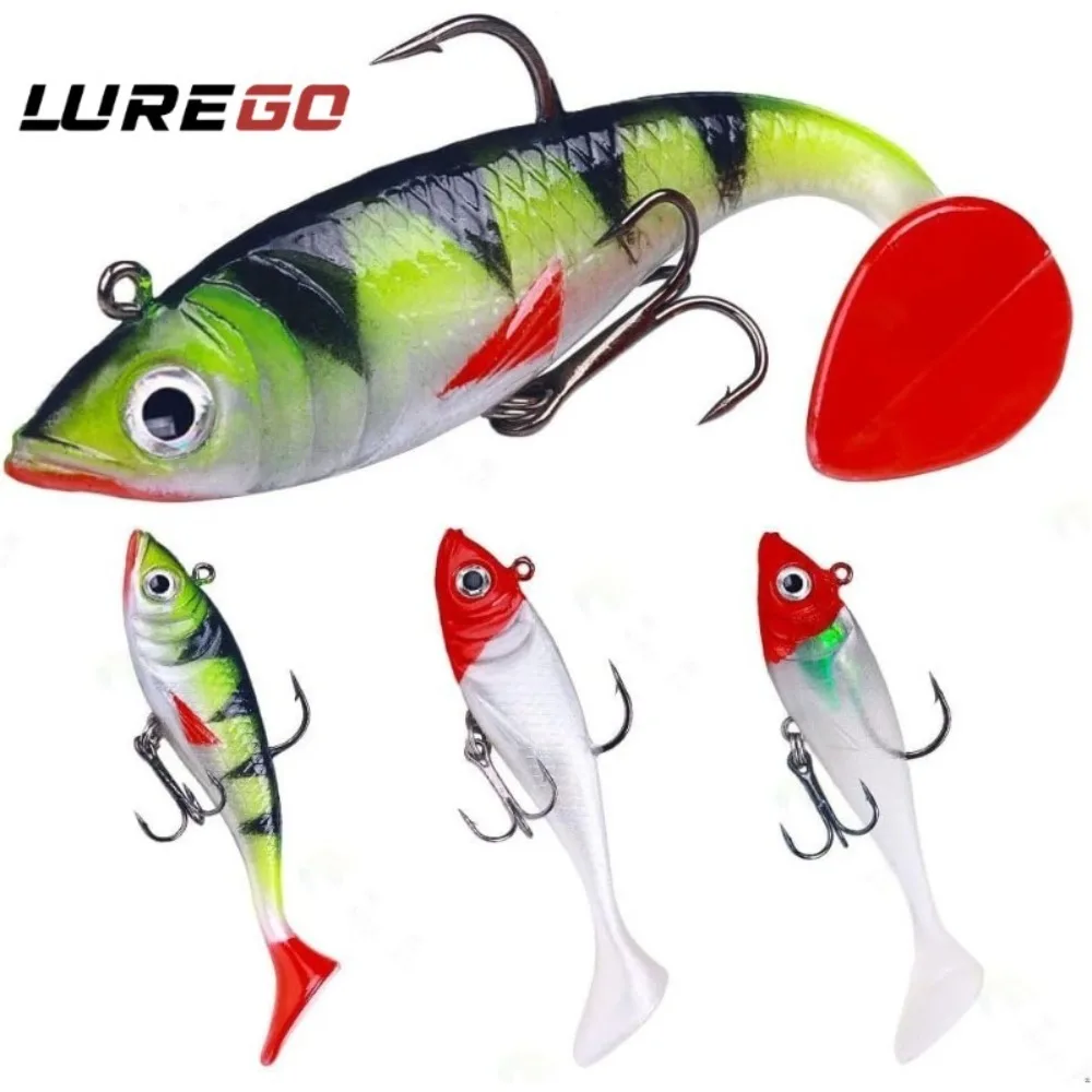 1 Stück Bleikern-Swimbait 10,5cm/ 19,4g |   Langsam sinkender T-Tail-Köder für weite Würfe |   Salzwasser-Angelköder für Bass/ Tarpon/ Thunfisch