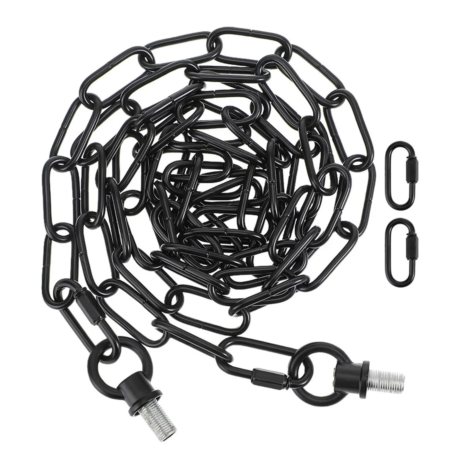 

Adjustable Black Metal Pendant Chandelier Extension Heavy Duty Decorative Lighting Fixture Home Decor Hanging Chain Swag Light