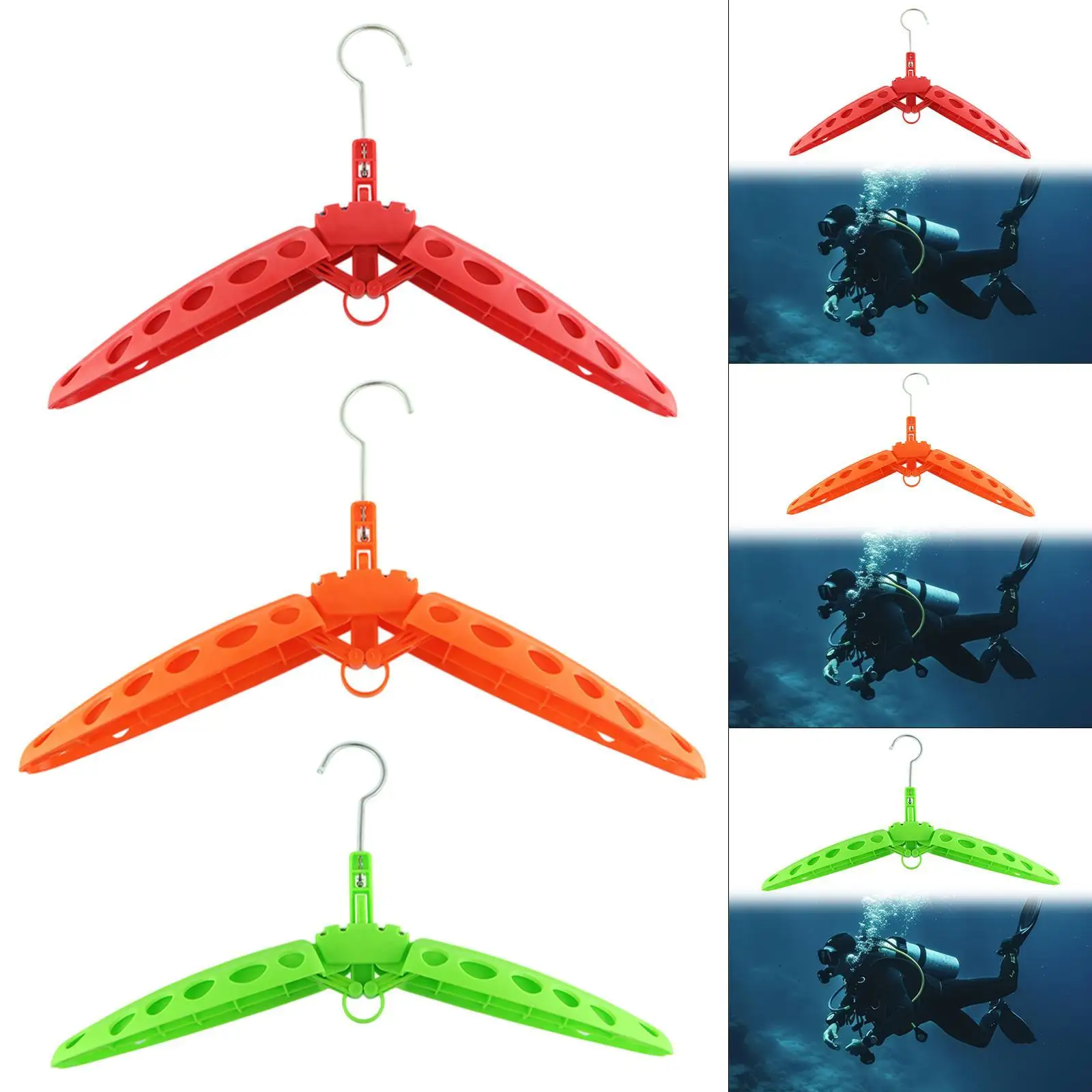

Wetsuit Hanger Wetsuit Display Hanger Folding for Surfing Dive Suit BCD