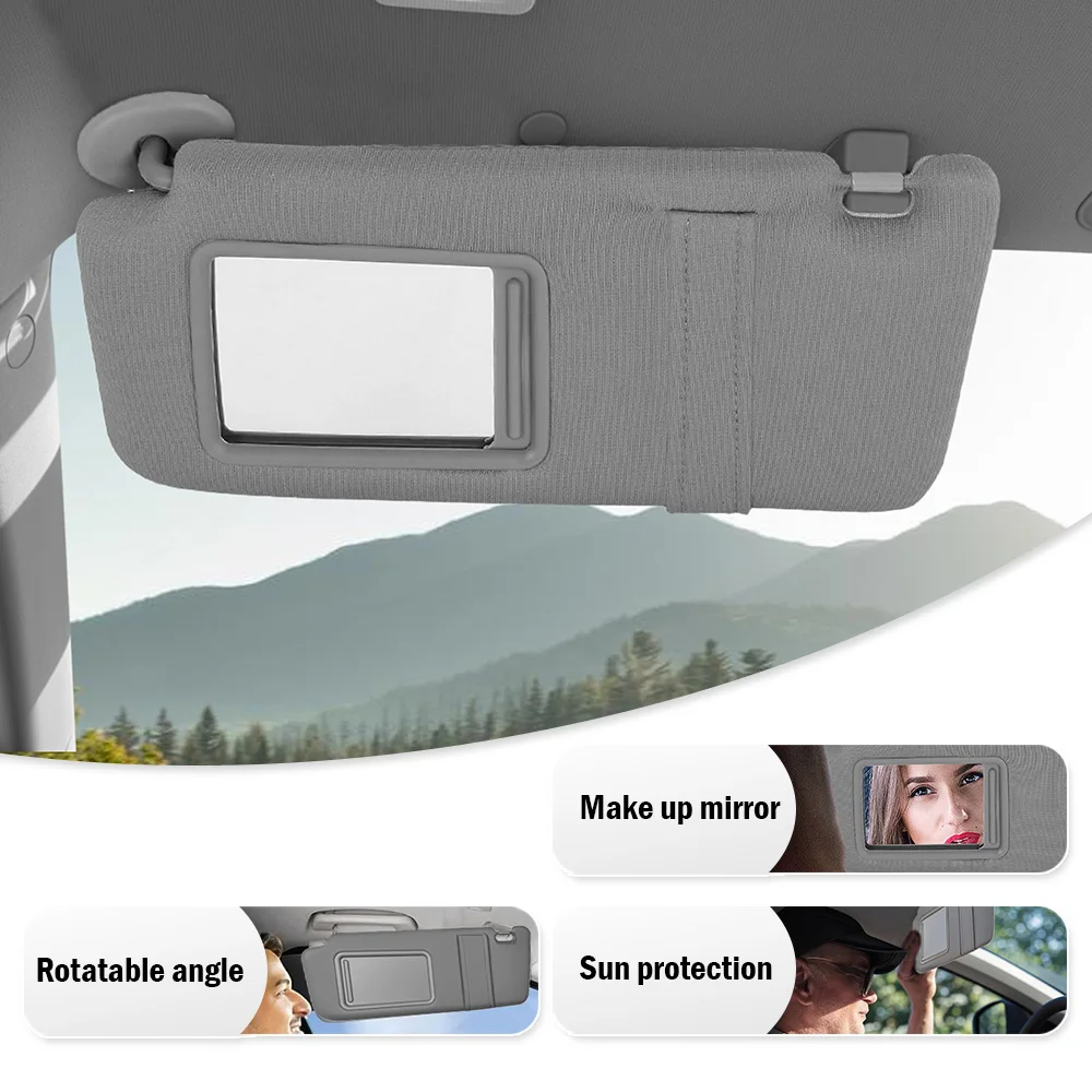 

2Pcs Sun Visor Left / Right for Toyota Camry 2007–2011 743200678 7431033F10B0