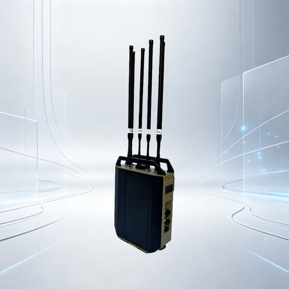 10km Professional RID Detector Backpack Full Band Spectrum UAV Positioning System FPV Alarm and Video Capture System