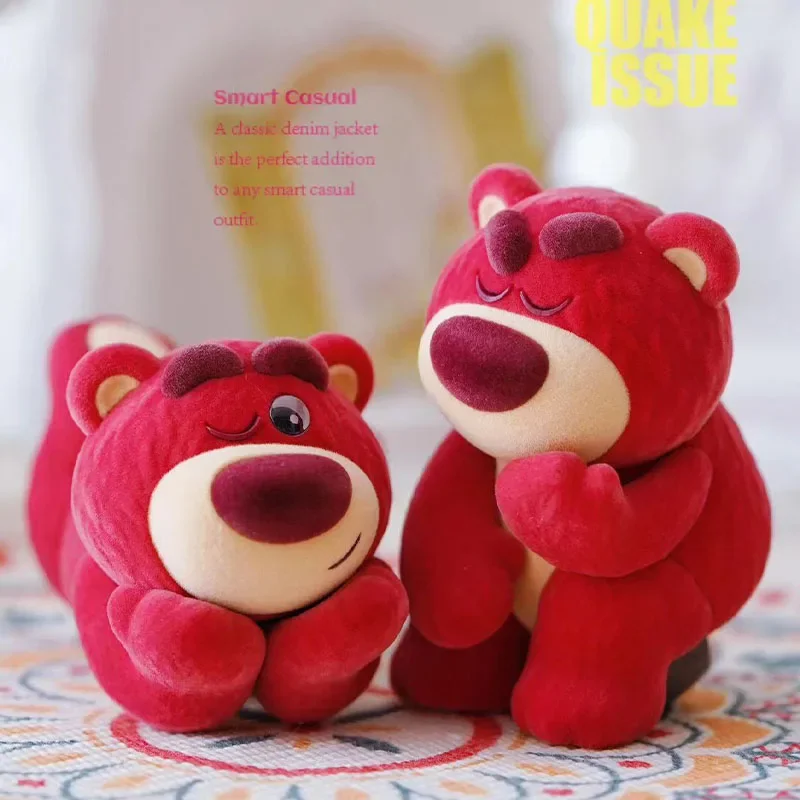 Disney morango urso me está 2a geração figura caixa cega boneca ornamentos de presente de alto valor periférico bonito