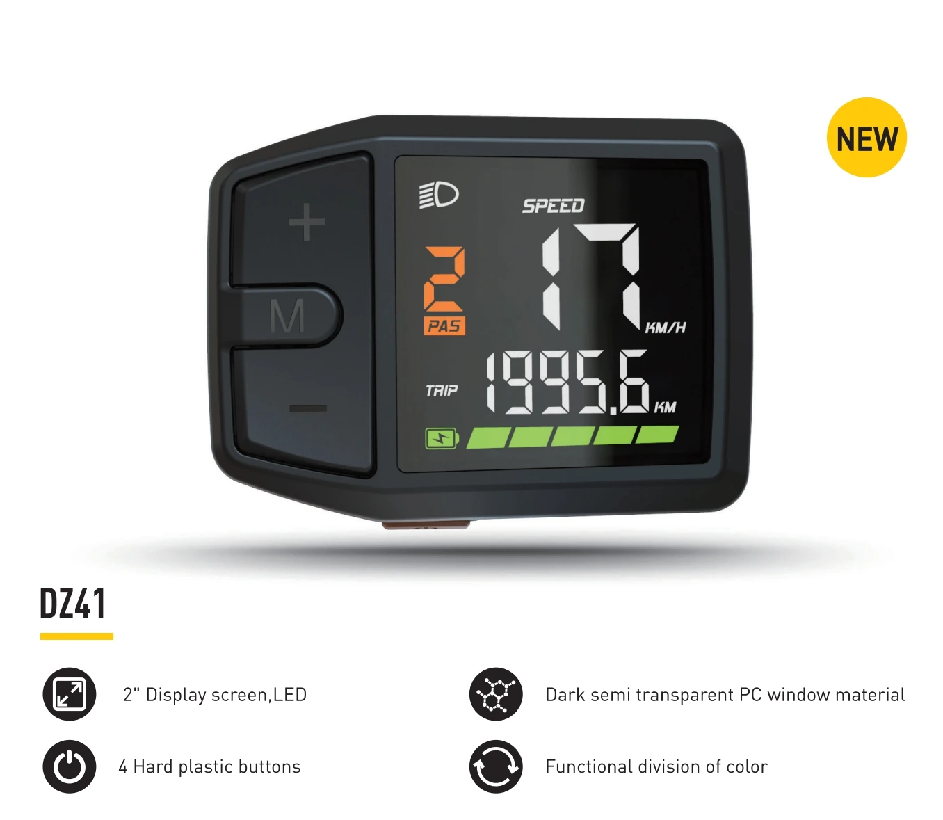 Bafang Mid Motor DZ41 Display untuk BBS0102 03 HD M500 M600 G510 M620 M420 M300 M200 Display UART/CAN Protocol Meteran Mini