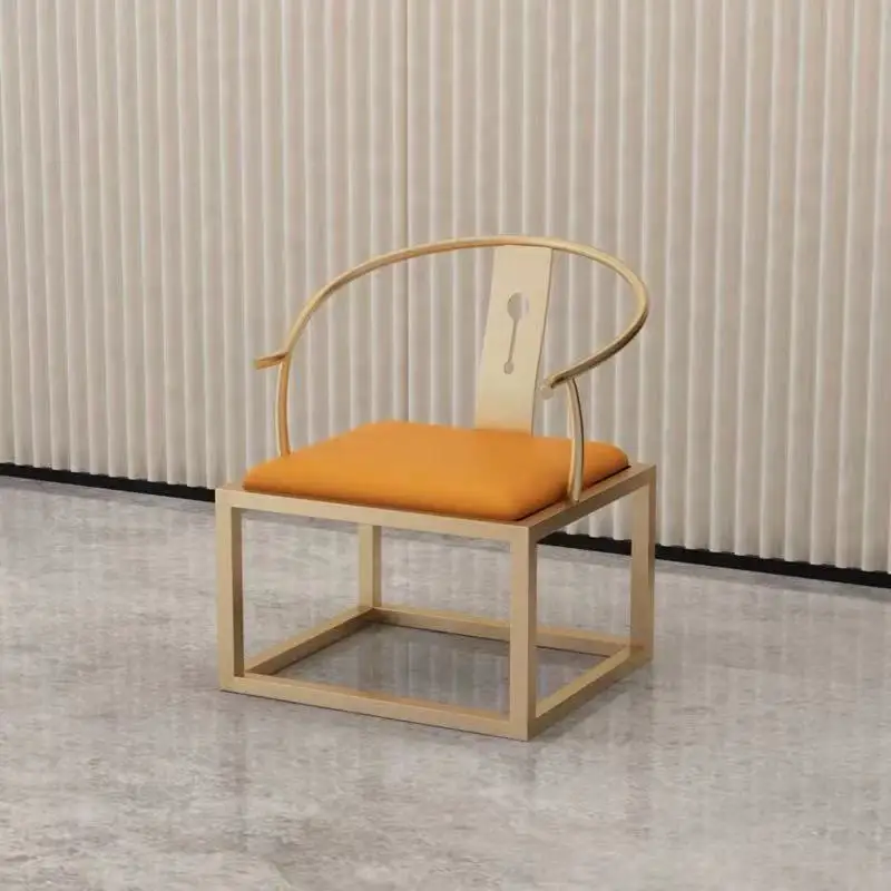 

Modern iron chair ring chair taishi chair single arm official hat chair tea chair master chair guest chair