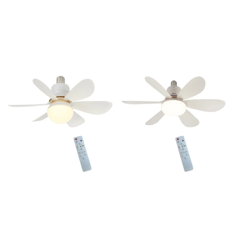 

30W/40W Ceiling Fan Light AC86V-265V 50-60Hz Chandelier Fan for Indoor Office Market E27 LED Fan with Timing Function