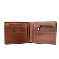 Genuine Leather Wallets for Men Vintage Short Multi Function ID Credit Card Holder Money Bag Simple Quality Male Wallets