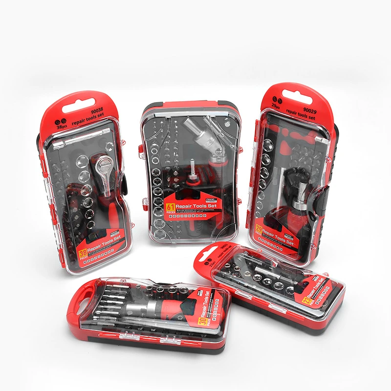 

Ratchet Screwdriver Set Household Combination Toolbox Driver Kit Bits Screwdrivers Multifunctional Hand Tool Set Box for Home