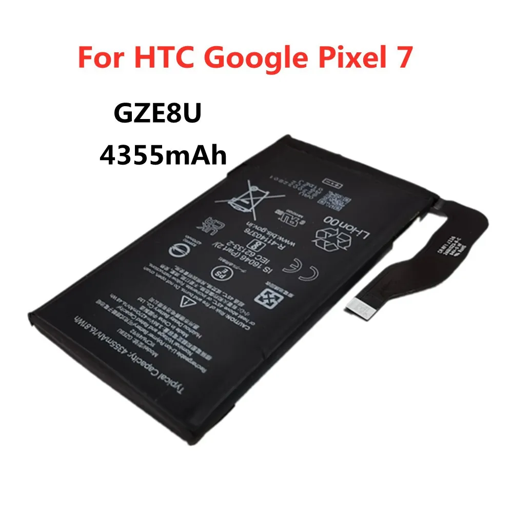 

GZE8U 4355mAh Pixel7 Battery For Google Pixel 7 GQML3 GVU6C Phone Batteries