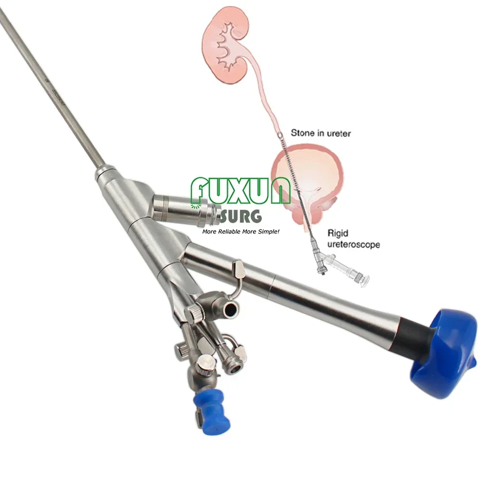 New Design Urology Surgical Instruments Endoscope Semi-Rigid Rigid Ureterorenoscope Ureteroscope System