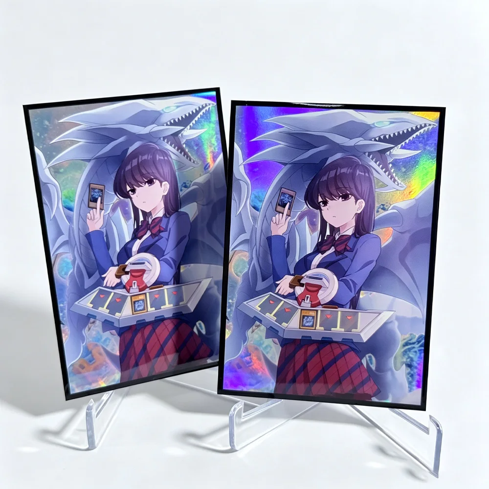 50PCS 63×90mm Japanese Size Anime Printed Card Sleeves Top Loading Trading Card Protector for YGO Game Cards