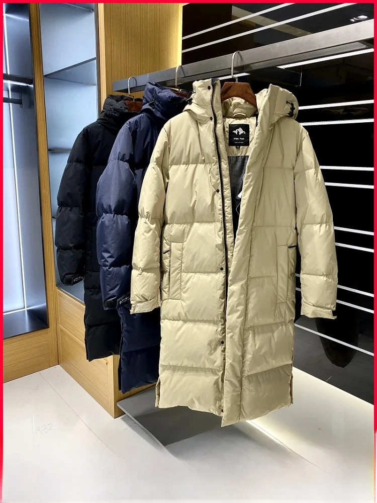 

Ultra-Thi Goose down Puffer Jaet for Men And Women Long Length Extreme Cold Resistant Windproof Waterproof Faionable Ur...