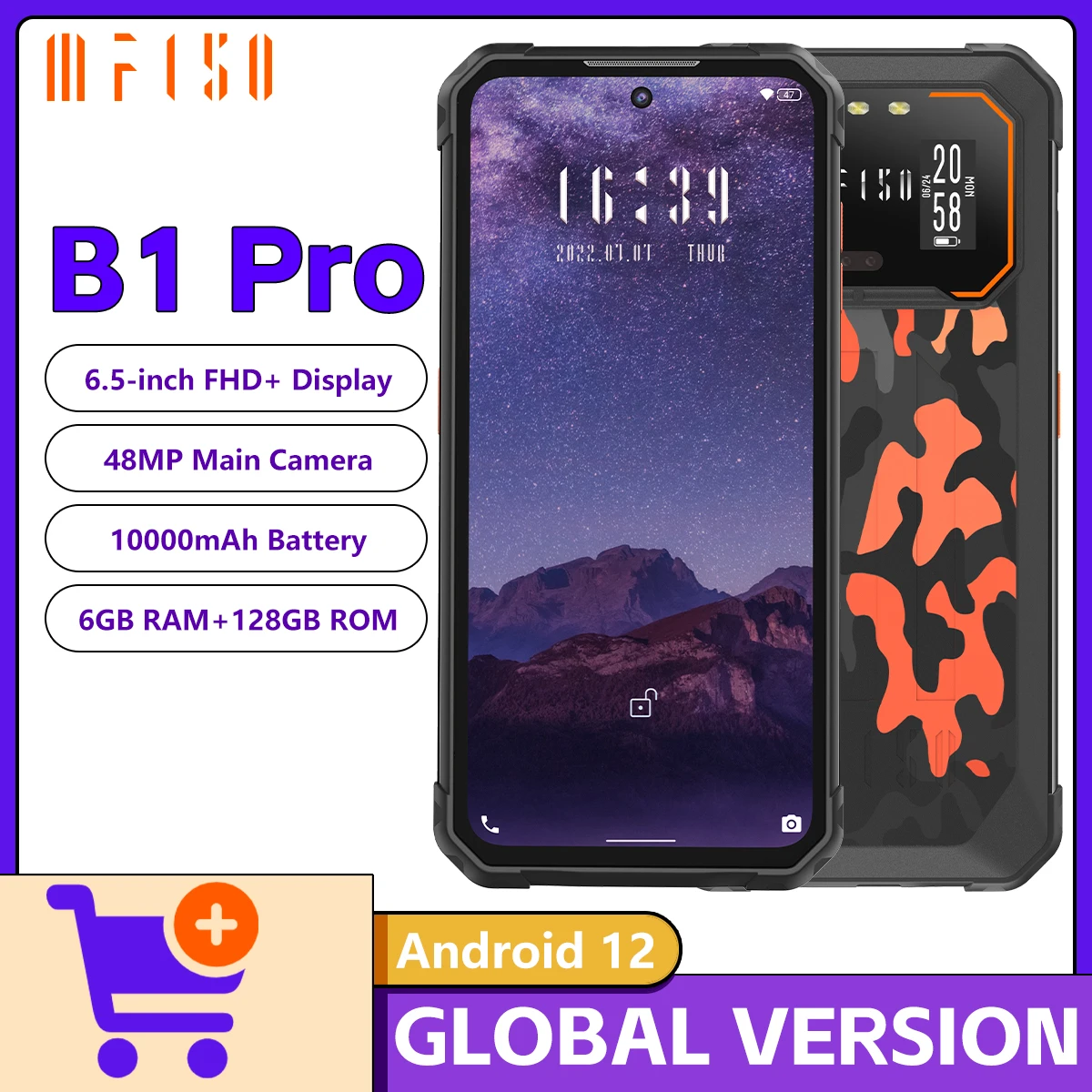 IIF150 B1 Pro Rugged Phone 6.5