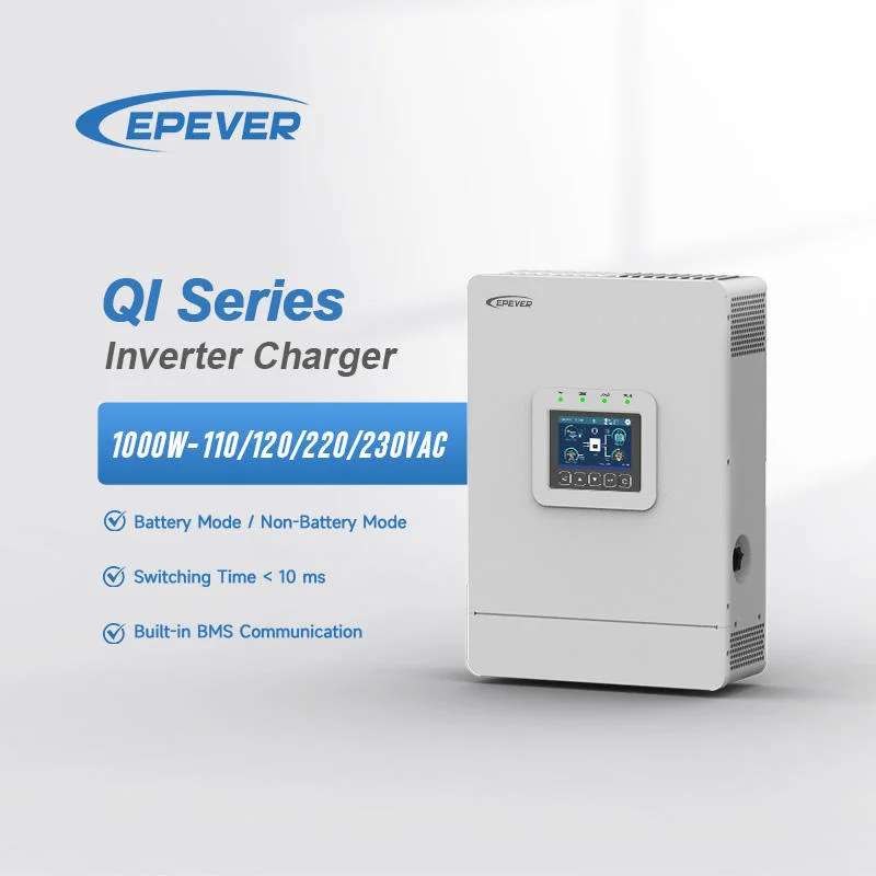Epever QI Series 1KW QI1012-0610C 1000W 12VDC to 220V 230VAC Single Phase Solar Inverter Charger Hybrid Inverter for Home