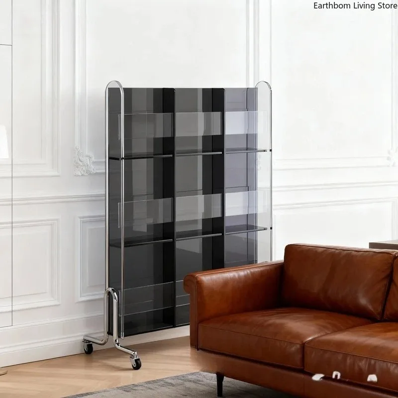 

Portable Multi-layer Magazine Racks Acrylic Floor-standing Luxury Magazine Racks Storage Office Furniture Das Magazin ZY40ZZJ