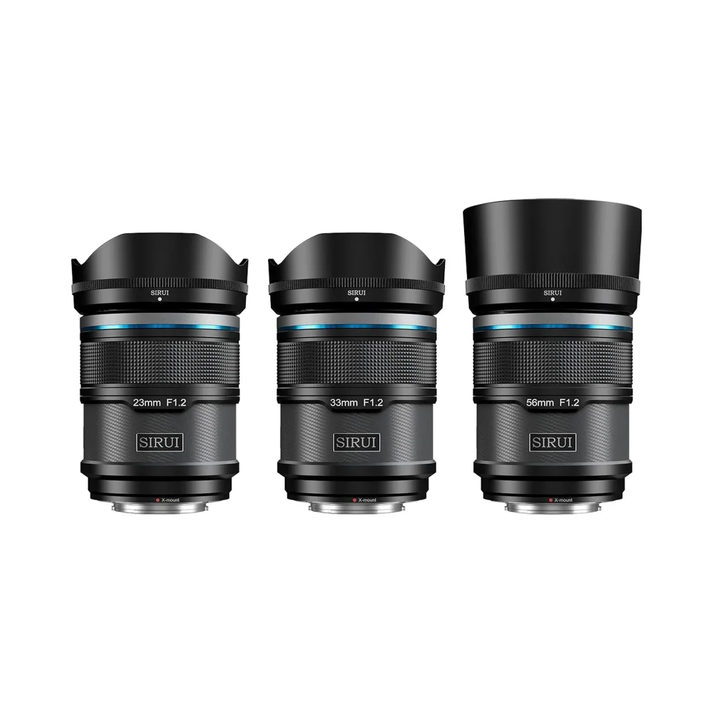 

SIRUI Sniper APS-C Autofocus Lens Set 23mm 33mm 56mm F1.2 Wide Angle Camera Lens Ni Kon X-T4 X-T5 X-H1 X-H2/H2S X-T3 X-T30 X-S10