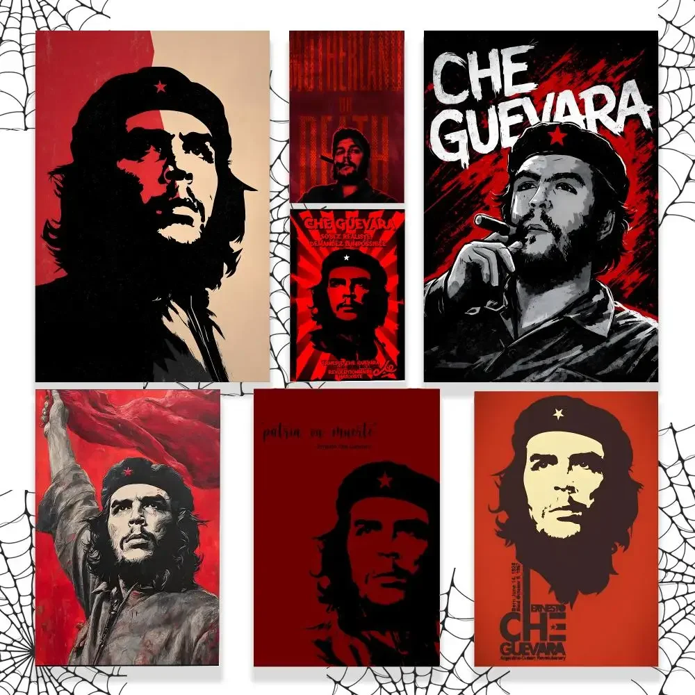 History Che Guevara Revolutionary Graphic Wall Art Poster HD Waterproof PP Paper Print for Bedroom Living Room Office Decor Gift