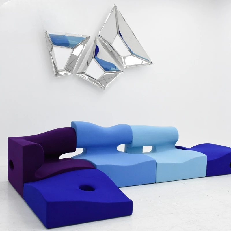 Modern light luxury creative design living room villa cartilage combination modular splicing sofa