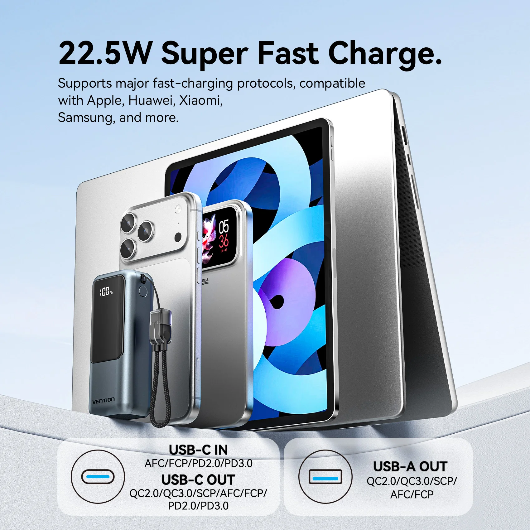 [CCC Certification]Vention 10000mAh 22.5w