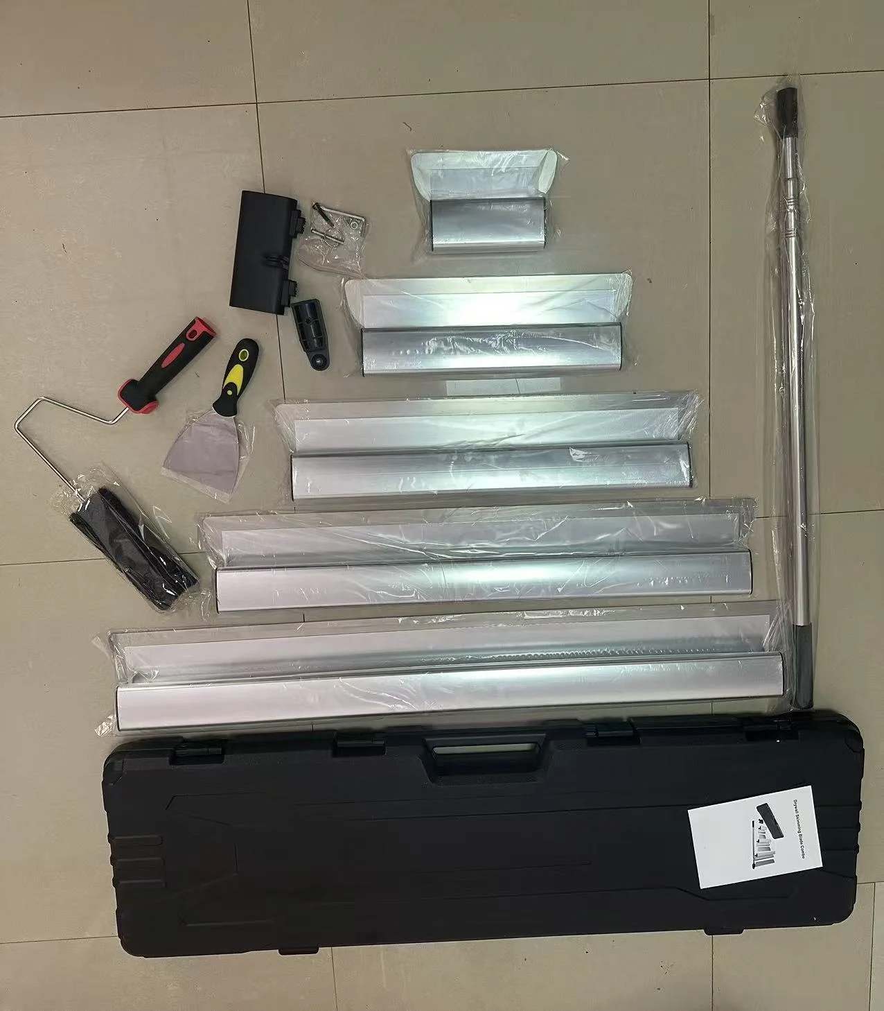 DIY Industrial Scraper Large Kit Putty Knife Scraper Set with Extension Pole 20cm 30cm 60cm 100cm 120cm Putty Knife Putty Roller