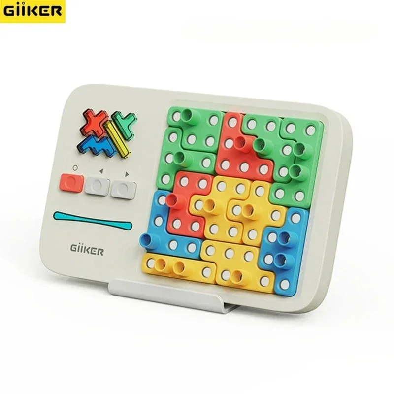 Giiker Super Blocks 1000+Levelled UP Challenges Logic Exercise Board Game Educational Jigsaw For Kids Smart App Intelligent Toy