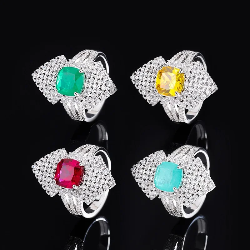 

Adjustable Luxury Bow Knot Design Ring with Square Cut Gemstones for Women Ideal for Special Occasions and Everyday Elegance.