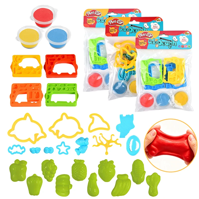 Kids Modeling Clay Toys Clay Making Kit for Girls Boys Plasticine and Tools Set Sensory Toys Educational Art and Creativity Kits