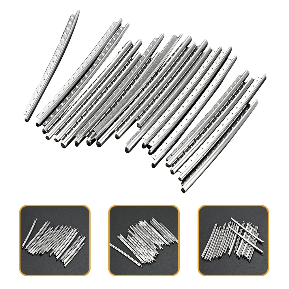 20 Pcs Guitar Frets Wire Stainless Steel 2.2mm Width 380mm Radius Clear Sound Easy Installation Electric Classical