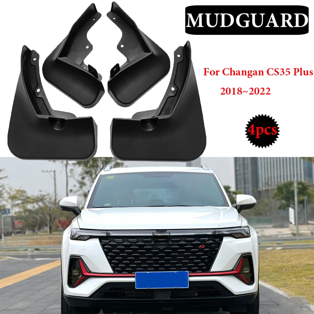 

Car-styling Mudguard for CHANGAN CS35 Plus 2018-2022 Front Rear Fender Mud Flaps Guard Splash Flap Mudguards Car Accessories