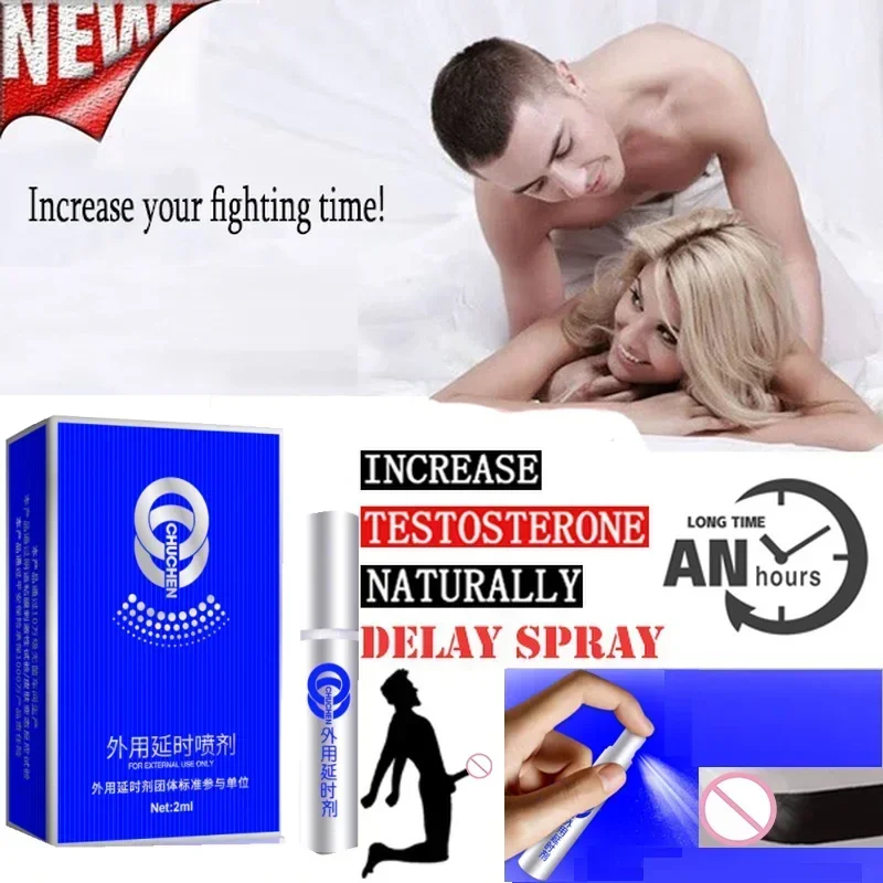 Male Delay Spray Powerful Sex Delay Product for Men Penis Enlargement Prevent Premature Ejaculation Prolong 60 Minute