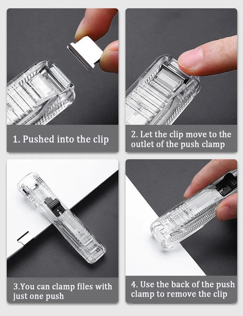 دباسجة جديدة مع مشبك ضغط لتفكيك ، دباسطة ، موزع الشريط المشبك ، مشبك ورقي ، مجموعة اللوازم المكتبية ، دباصة مكتبية