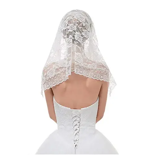 Latin Mass Veils Lace Catholic Chapel Scarf Head Covering Church Veils 2023