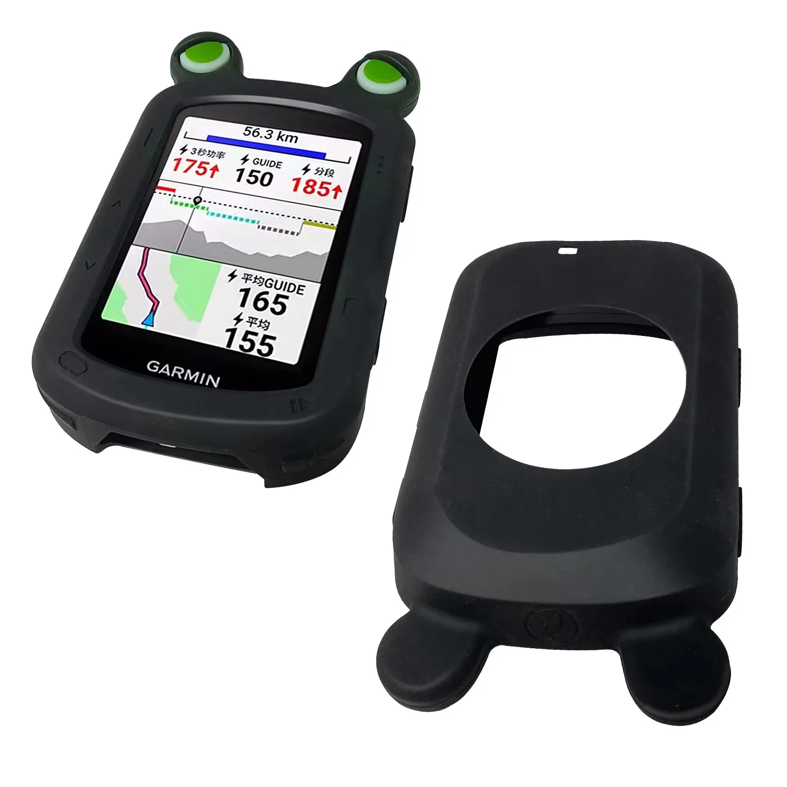 Protective Case for Garmin Edge 540 / Edge 840 Frog Eye Bicycle GPS Speedometer Silicone Cover Anti-collision Protector Shell